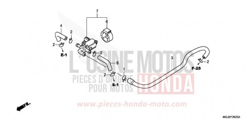 VALVE COMMANDE INJECTION D'AIR CBF1000FAC de 2012